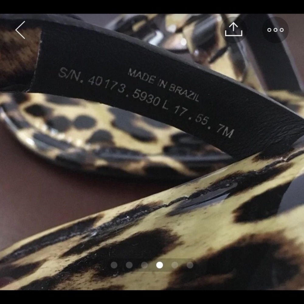 New Tory Burch Miller Leopard Sandals. - Picture 9 of 11
